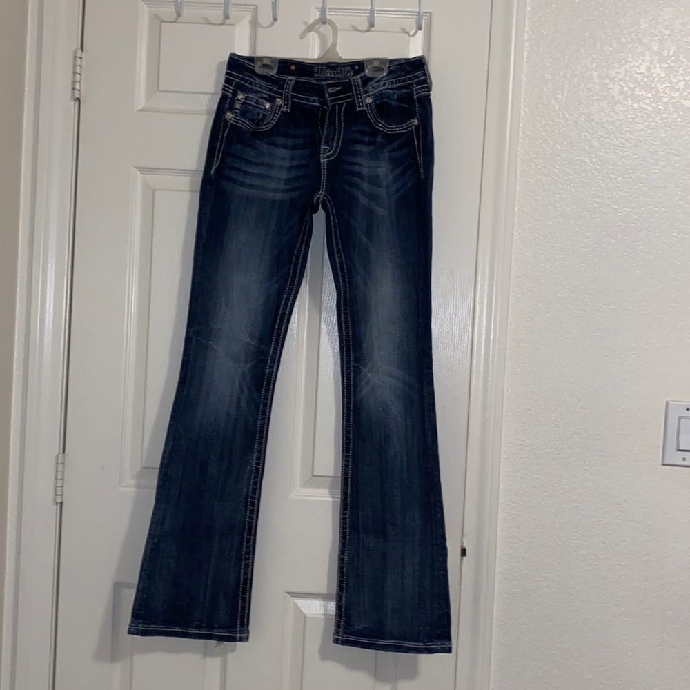 Miss Me dark wash, boot cut jeans